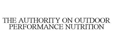 THE AUTHORITY ON OUTDOOR PERFORMANCE NUTRITION