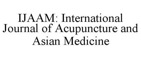 IJAAM: INTERNATIONAL JOURNAL OF ACUPUNCTURE AND ASIAN MEDICINE