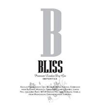 B BLISS PREMIUM LONDON DRY GIN IMPORTED ANGELICA FROM SAXONY AND BELGIUM, BITTER ALMOND, CORIANDER FROM BULGARIA, MOROCCO, CASSIA BARK, JUNIPER BERRIES, LEMON PEEL, LIQUORICE ROOT, BITTER ORANGE PEEL FROM CURACAO, VANILLA FROM MADAGASCAR, CARDAMOM FROM THAILAND