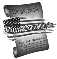 GUN CONTROL MY ASS WE THE PEOPLE THE 2ND. AMENDMENT A WELL REGULATED MILITIA, BRING NECESSARY TO THE SECURITY OF A FREE STATE, THE RIGHT OF THE PEOPLE TO KEEP AND BEAR ARMS, SHOULD NOT BE INFRINGED