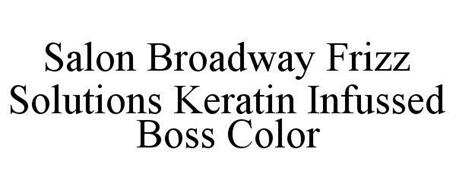 SALON BROADWAY FRIZZ SOLUTIONS KERATIN INFUSED BOSS COLOR
