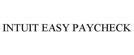 INTUIT EASY PAYCHECK