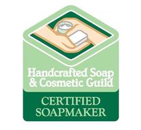 HANDCRAFTED SOAP & COSMETIC GUILD CERTIFIED SOAPMAKER