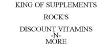 KING OF SUPPLEMENTS ROCK