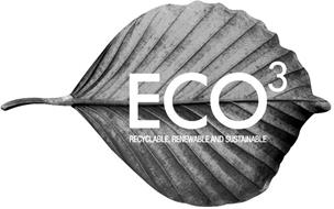 ECO3 RECYCLABLE, RENEWABLE AND SUSTAINABLE