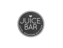 JUICE BAR JUICES, SMOOTHIES AND MORE