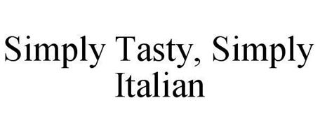 SIMPLY TASTY, SIMPLY ITALIAN