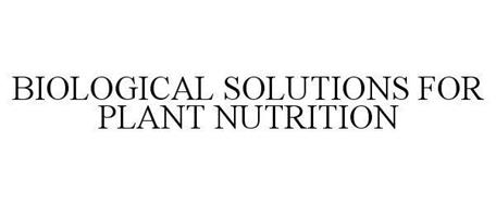 BIOLOGICAL SOLUTIONS FOR PLANT NUTRITION