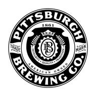 PITTSBURGH BREWING CO. TRADE MARK AMERICAN OWNED 1861 PBC INTEGRITY QUALITY TRADITION