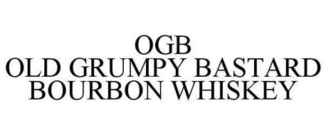OGB OLD GRUMPY BASTARD BOURBON WHISKEY