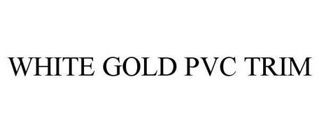 WHITE GOLD PVC TRIM
