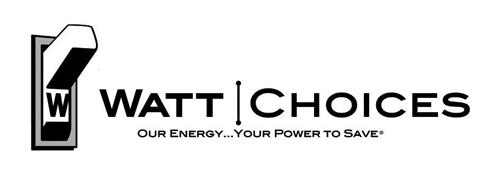 W WATT CHOICES OUR ENERGY...YOUR POWER TO SAVE