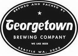 BREWED AND PACKED BY GEORGETOWN BREWINGCOMPANY WE LIKE BEER SEATTLE WA, 2002