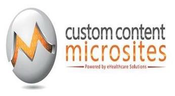 M CUSTOM CONTENT MICROSITES POWERED BY EHEALTHCARE SOLUTIONS