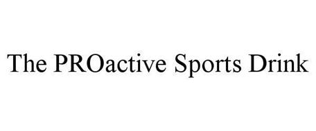 THE PROACTIVE SPORTS DRINK