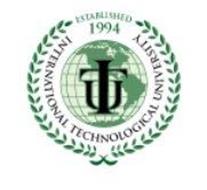 ITU INTERNATIONAL TECHNOLOGICAL UNIVERSITY ESTABLISHED 1994