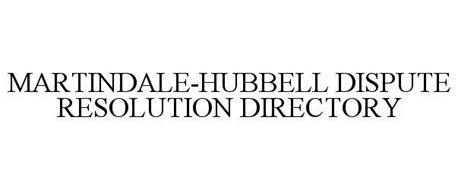 MARTINDALE-HUBBELL DISPUTE RESOLUTION DIRECTORY