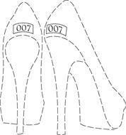 LIMITED EDITION, NUMBERED SHOES IN WHICH ONLY ONE PAIR OF SHOES IN EACH SIZE IS MADE AND LABELED WITH A NUMBER BETWEEN 