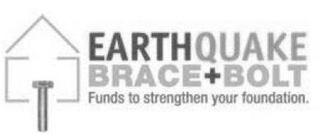 EARTHQUAKE BRACE + BOLT FUNDS TO STRENGTHEN YOUR FOUNDATION.