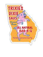 TRIXIE'S DIXIE SAUCE ORIGINAL RECIPE ALL NATURAL BAR-B-Q PUT SOME LIPSTICK ON THAT PIG