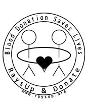 BLOOD DONATION SAVES LIVES RAYS UP & DONATE WWW.RAYSUP.ORG