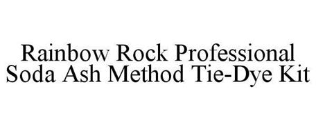 RAINBOW ROCK PROFESSIONAL SODA ASH METHOD TIE-DYE KIT