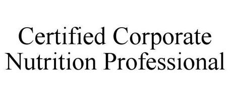 CERTIFIED CORPORATE NUTRITION PROFESSIONAL