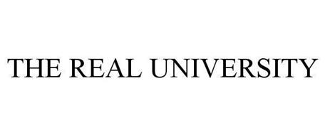 THE REAL UNIVERSITY