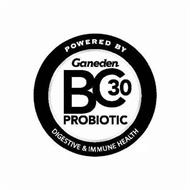 POWERED BY GANEDEN BC30 PROBIOTIC DIGESTIVE & IMMUNE HEALTH