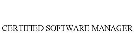 CERTIFIED SOFTWARE MANAGER