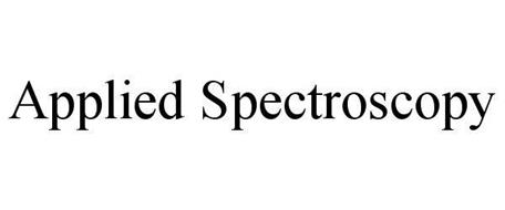 APPLIED SPECTROSCOPY