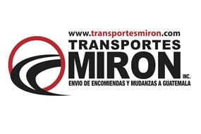 WWW.TRANSPORTESMIRON.COM TRANSPORTES MIRON INC. ENVIO DE ENCOMIENDAS Y MUDANZAS A GUATEMALA