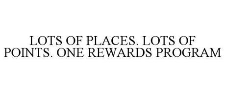 LOTS OF PLACES. LOTS OF POINTS. ONE REWARDS PROGRAM