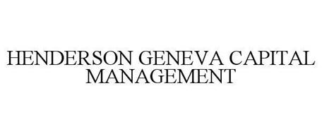 HENDERSON GENEVA CAPITAL MANAGEMENT