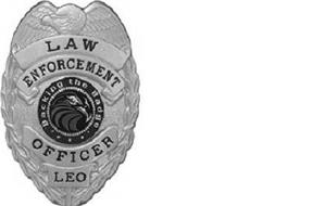 LAW ENFORCEMENT BACKING THE BADGE OFFICER LEO