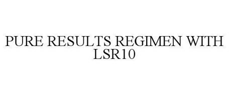 PURE RESULTS REGIMEN WITH LSR10