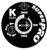 K RAIN SUPER PRO OFF ON 360 180 90