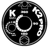 K RAIN K2 PRO DISTANCE + - 360 180 90