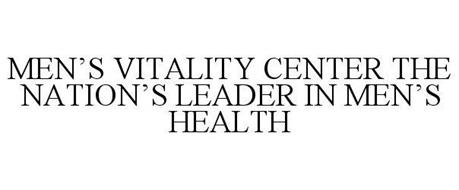 MEN'S VITALITY CENTER THE NATION'S LEADER IN MEN'S HEALTH
