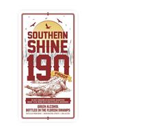 SOUTHERN SHINE 190 BOTTLED IN THE FLORIDA SWAMPS