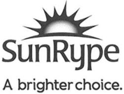 SUNRYPE A BRIGHTER CHOICE.