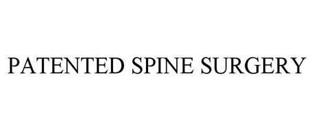 PATENTED SPINE SURGERY