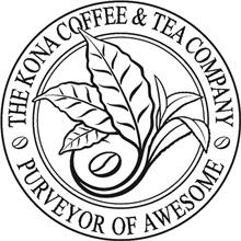 THE KONA COFFEE & TEA COMPANY PURVEYOR OF AWESOME