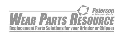 WEAR PARTS RESOURCE REPLACEMENT PARTS SOLUTIONS FOR YOUR GRINDER OR CHIPPER PETERSON AN ASTEC INDUSTRIES CO.