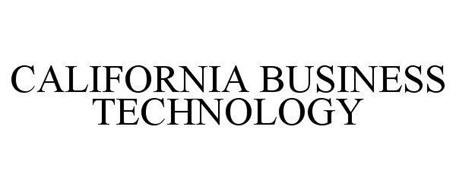 CALIFORNIA BUSINESS TECHNOLOGY