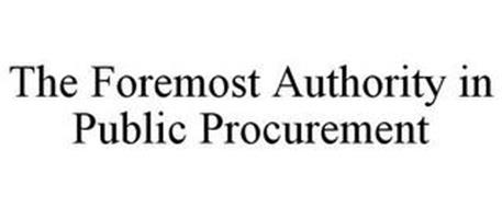 THE FOREMOST AUTHORITY IN PUBLIC PROCUREMENT