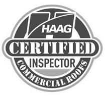 H HAAG CERTIFIED INSPECTOR COMMERCIAL ROOFS