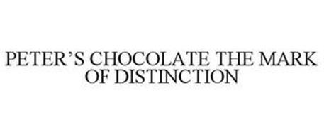 PETER'S CHOCOLATE THE MARK OF DISTINCTION