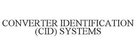 CONVERTER IDENTIFICATION (CID) SYSTEMS