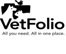 VETFOLIO ALL YOU NEED. ALL IN ONE PLACE.